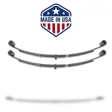 2-Pack USA Made 2 Leaf 25 1/4" 1,250 lbs Double Eye Trailer Leaf Spring
