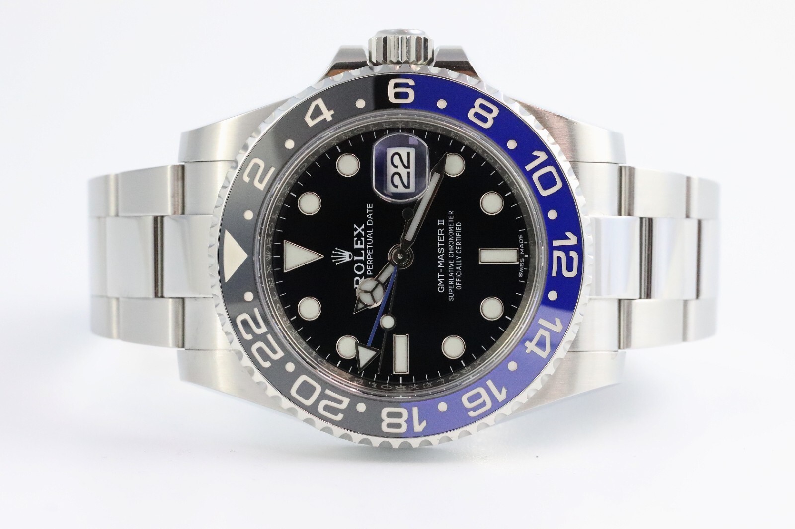 Bild 2 - Rolex GMT-Master II &#034;Batman&#034; 116710BLNR 40mm Keramik B&amp;P Dif22466 AVS18065 X