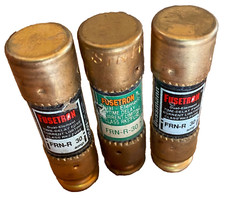 3 Fusetron Fuses - FRN-R-30