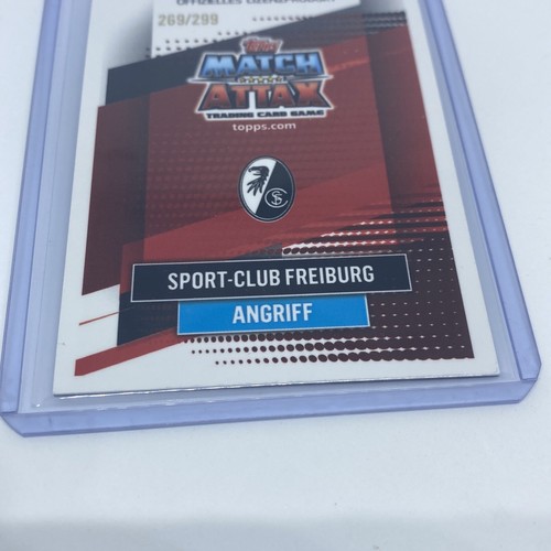 2020-21 Topps Chrome Match Attax Bundesliga Demirovic Purple Refractor 269/299 - Bild 5 von 7