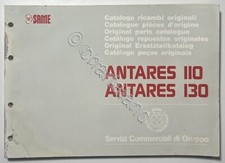 Catalogo Parti di Ricambio Originali SAME Trattori Antares 110 e 130 - ed. 1990