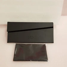 NEW CHRISTIAN DIOR CASE BLACK LEATHER MAGNETIC FOLDABLE SUNGLASSES EYEGLASSES
