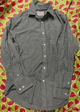 CROFT  BARROW Men's Size M Long Sleeve Collared Button Down Shirt Easy Care