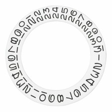 WHITE DATE DISC WHEEL OVERLAY FLAT 3 OPEN 6 -...