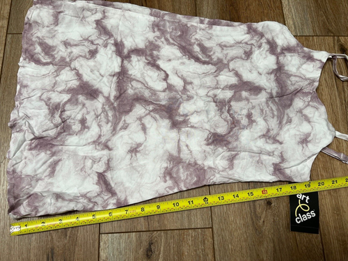 Girls Sea Fog Tie Dye Dress Size S (6/6X) Art Class 100% Rayon - Picture 4 of 8