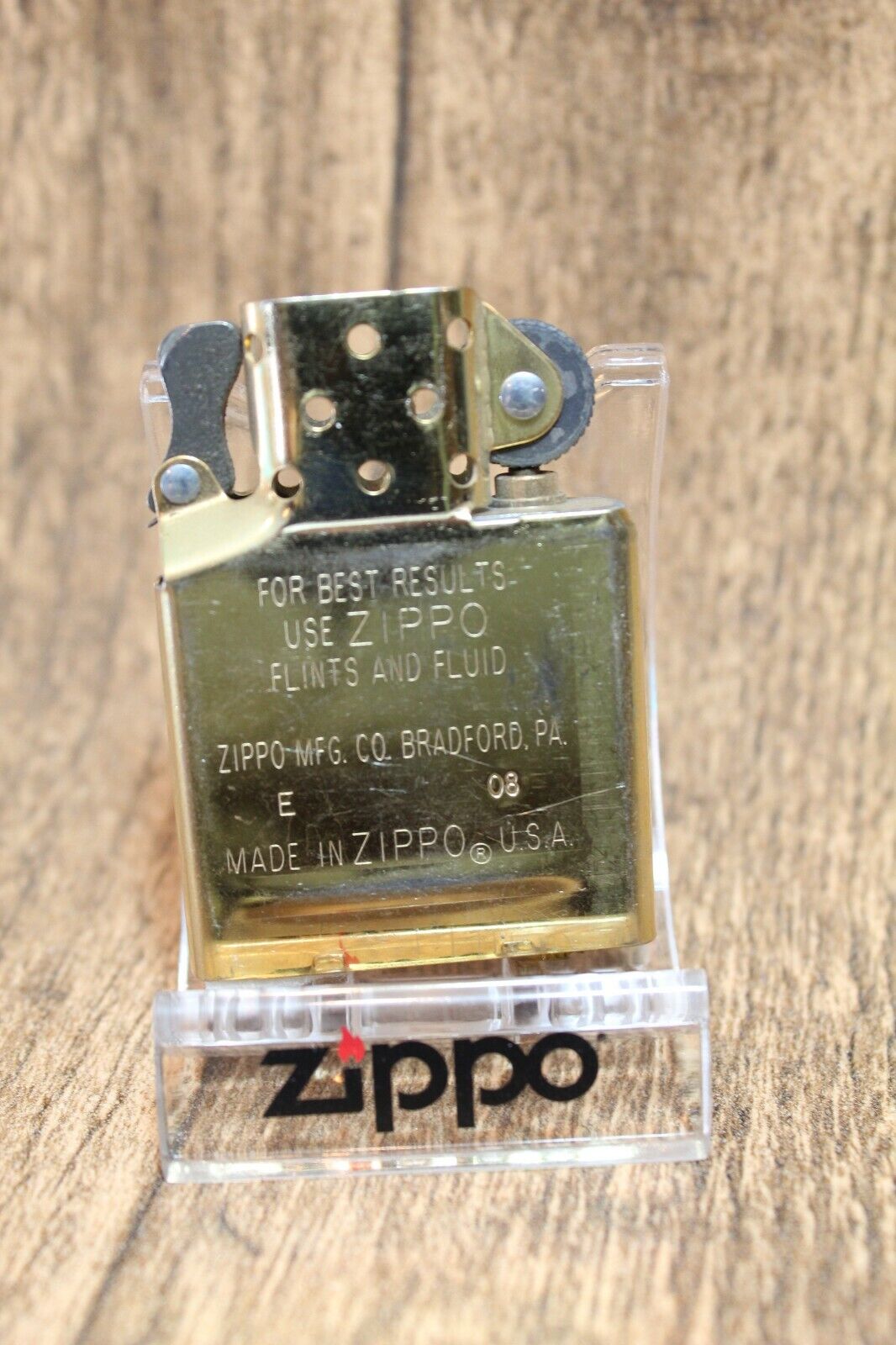 Original Zippo Utilisation - Essence Laiton Large - Neuf - 199790
