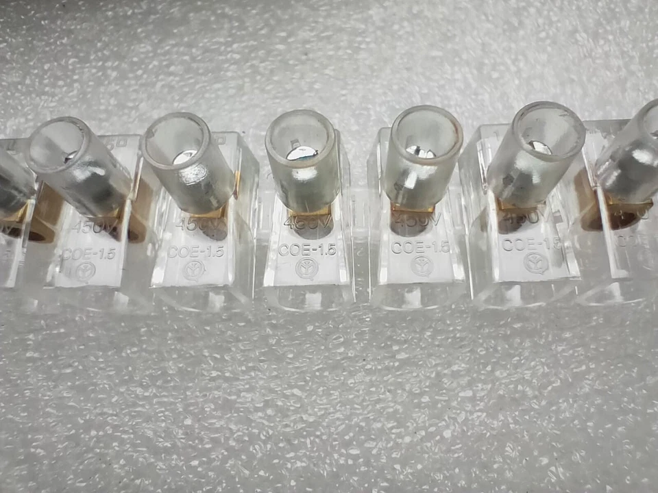 INTERCABLE MORSETTI UNIPOLARI SINGLE POLE TERMINAL BLOCKS 1.5MM 450V LOT OF 3 - image 2 of 4