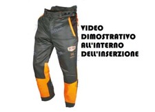PANTALONE DA LAVORO ANTITAGLIO PER MOTOSEGA BOSCAIOLO ANTI TAGLIO PROFESSIONALE