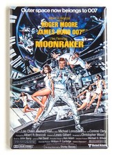 Póster de película Moonraker FRIDGE MAGNET "estilo A" James Bond
