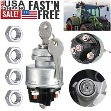 Universal Ignition Key Starter Switch With 2 Keys For Car Truck Tractor Trailer