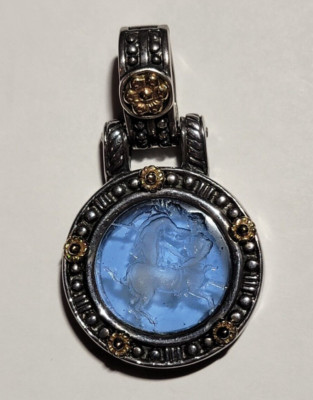 Flli Menegatti Venezianisches Glas 18K & Sterling Anhänger