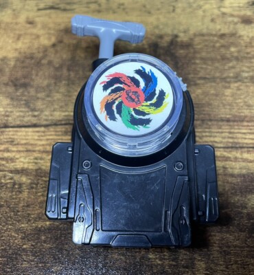 Takara Tomy Beyblade Metal Fight Black Rev Up Launcher - REPRO - NEW MOLD 2