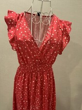 Bright pink Long Evening Prom Holiday Dress