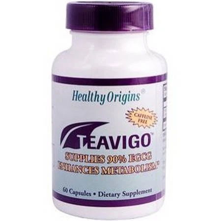 Cápsula de cafeína Healthy Origins vitaminas y minerales