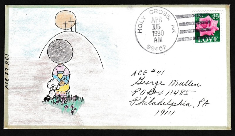 ACE Hand Drawn Cachet by Ellen Johnson