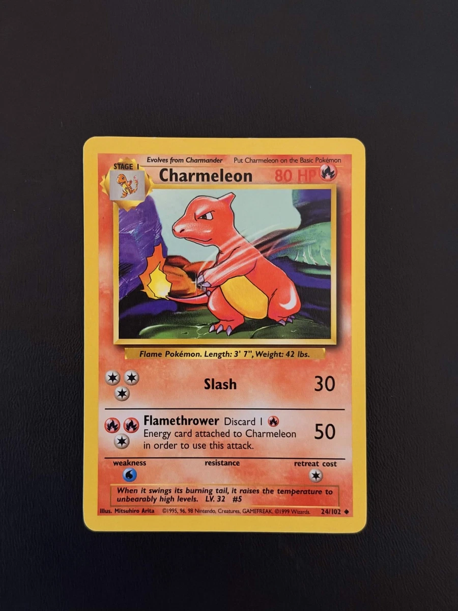 Preços baixos em Charmeleon Pokémon TCG Conjunto Base 2 Cartas de