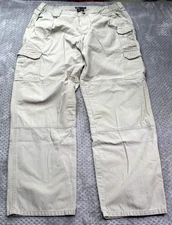 5.11 Tactical Series Pants Mens 36x32 Khaki Style 74251 Workwear Cargo Pockets