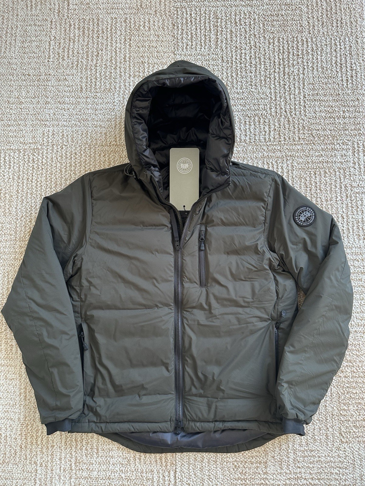 CANADA GOOSE Lodge Hoody Black Label - Men’s Medium - Volcano - New With Tags thumbnail 2