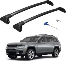300lbs Roof Rack Cross Bars Compatible with 2021-2026 Jeep Grand Cherokee L 3...