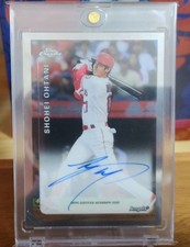 Shohei Ohtani 2019 Topps Chrome Certified Autograph /15 On-Card Auto Angels