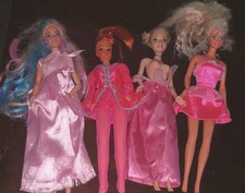 Lot Of 4 Barbie Dolls For Ooak Or Play