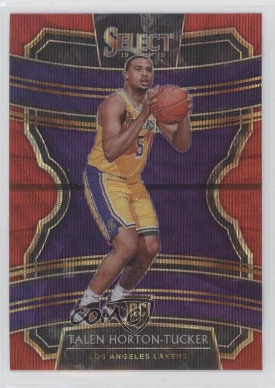 2019 Panini Select Concourse Tmall Red Wave Prizm Talen Horton-Tucker #13 03ss