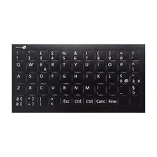100X Keyboard Stickers Adhesive For Italian Keyboard Matte Top Quality