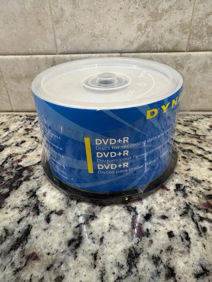 NEW Dynex DVD-R 50 Pack 16x 4.7gb 120 Min Factory Sealed - Image 2 of 4