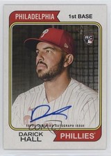 2023 Topps Heritage High Number Real One Darick Hall #ROA-DH Auto qf8