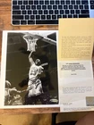 Michael Jordan Signed 8x10 Black and White Photo Chicago Bulls 1998 Upper Deck