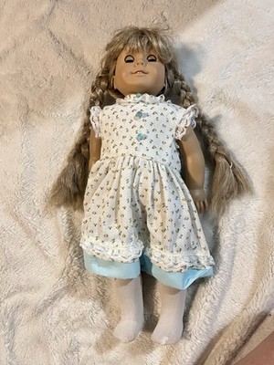 ''KIRSTEN'' PLEASANT COMPANY AMERICAN GIRL HISTORICAL  18''DOLL  BLONDE, BLUE EYES