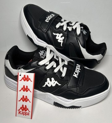 Kappa Authentic Atlanta 5 Unisex Black White Shoes Size US 9.5 Mens 381I59W
