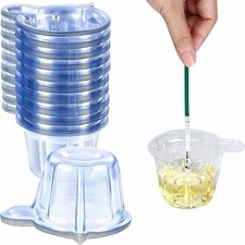 80 Pack 40ml Plastic Disposable Urine Cups - Easy to Collect Urine Specimen Cups