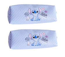 Stitch Pencil Case for Kids Student Zipper Cartoon Blue 1pcs