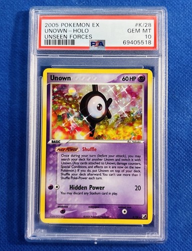 Unown graded PSA 10 for sale on eBay