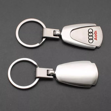 PORTACHIAVI AUDI METALLO KEYCHAIN LOGO STEMMA CIONDOLO A1 A3 A4 A5