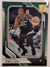 2026 Panini Donruss WNBA Jewell Loyd Green Shimmer #25 Las Vegas Aces