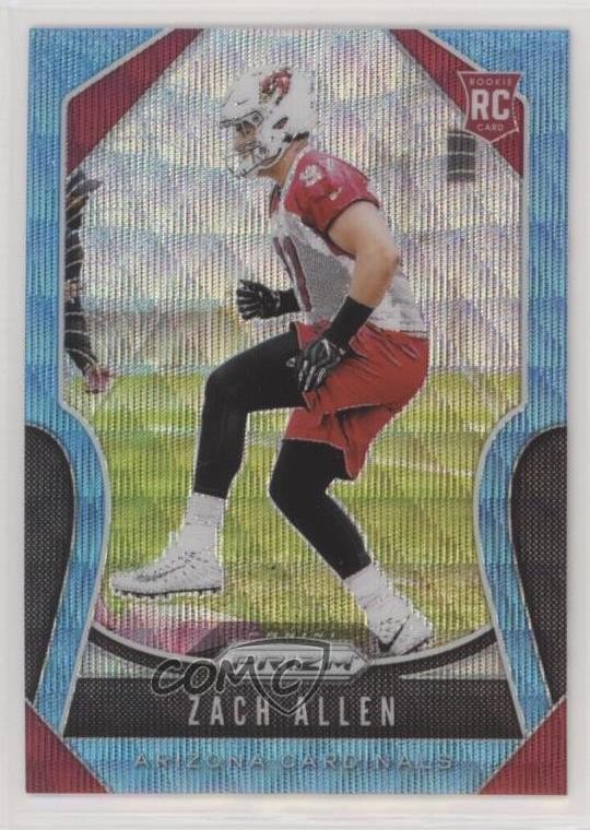 Zach Allen Panini Prizm #389 Blue Wave