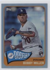 2023 Topps Archives 1965 Topps Blue Foil 8/25 Bobby Miller #166 3h1