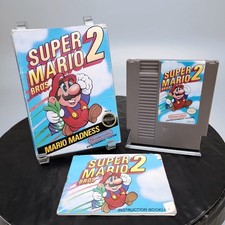 Super Mario Bros. 2 NES Nintendo 1988 CIB Cart Box Manual REV-A NES-MW-USA