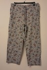 Sears Roebuck Personal Identity sz L Dogs Loungewear Sleep Pant 100% Cotton  — photo 1