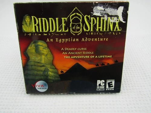 Riddle of the Sphinx An Egyptian Adventure PC CD-ROM Windows Adventure Game