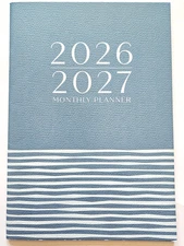 2026 / 2027 Monthly Planner - Blue ( 6.5" x 9.5" )