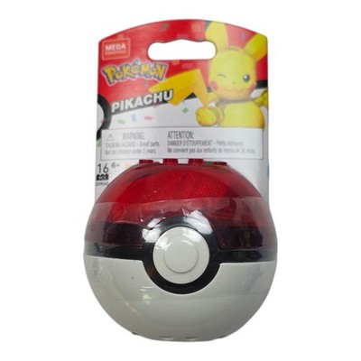 Mega Construx Pokémon Pikachu Buildable Action Figure w/ Poké Ball Sealed