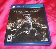 SONY PS4 MIDDLE EARTH SHADOW OF WAR REPLACEMENT CASE NO GAME DISC