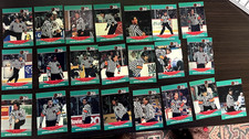 1990-91 Pro Set NHL Referee Card Set 22 Cards Complete Hockey Officials EX