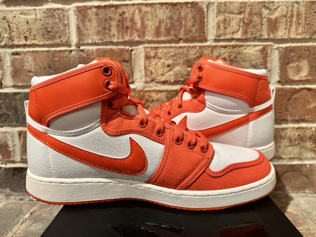 Nike Air Jordan 1 オレンジ/ホワイト New 10.5 Nike Air Jordan 1 KO AJKO Retro Rush Orange Sail White