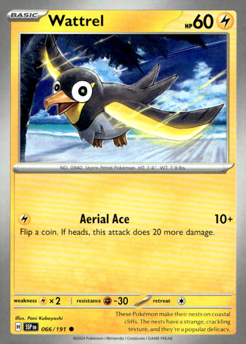 Wattrel Common SV08: Surging Sparks 066/191 NM