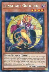 Lunalight Gold Leo DUAD-EN005 Duelist's Advance Secret Rare 1st Edition