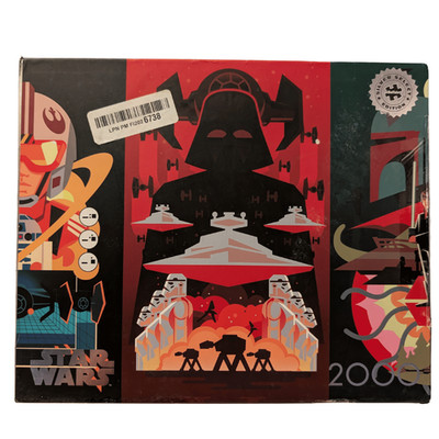 Star Wars 2000 Piece Puzzle Buffalo Games Silver Select Complete